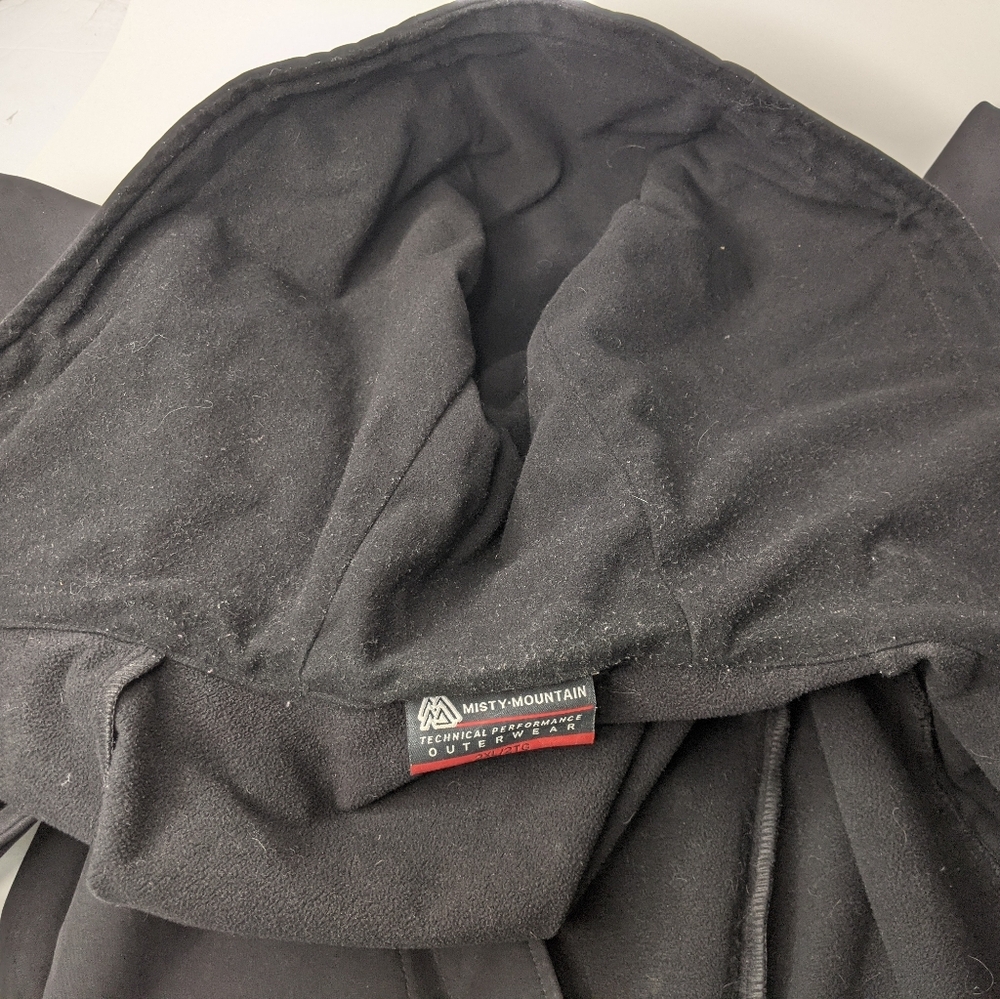 Misty Mountain Technical Outerwear Hooded Fall Jacket Black Plus Size Outdoors - Picture 8 of 14